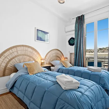 Renting - Auber - Elegant Bright View Station Ac Elevator Apartment Nizza