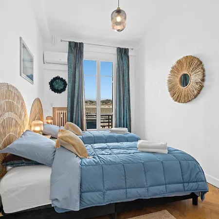 Renting - Auber - Elegant Bright View Station Ac Elevator Apartment Nizza